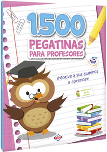 1500 Pegatinas Para Profesores Rosado