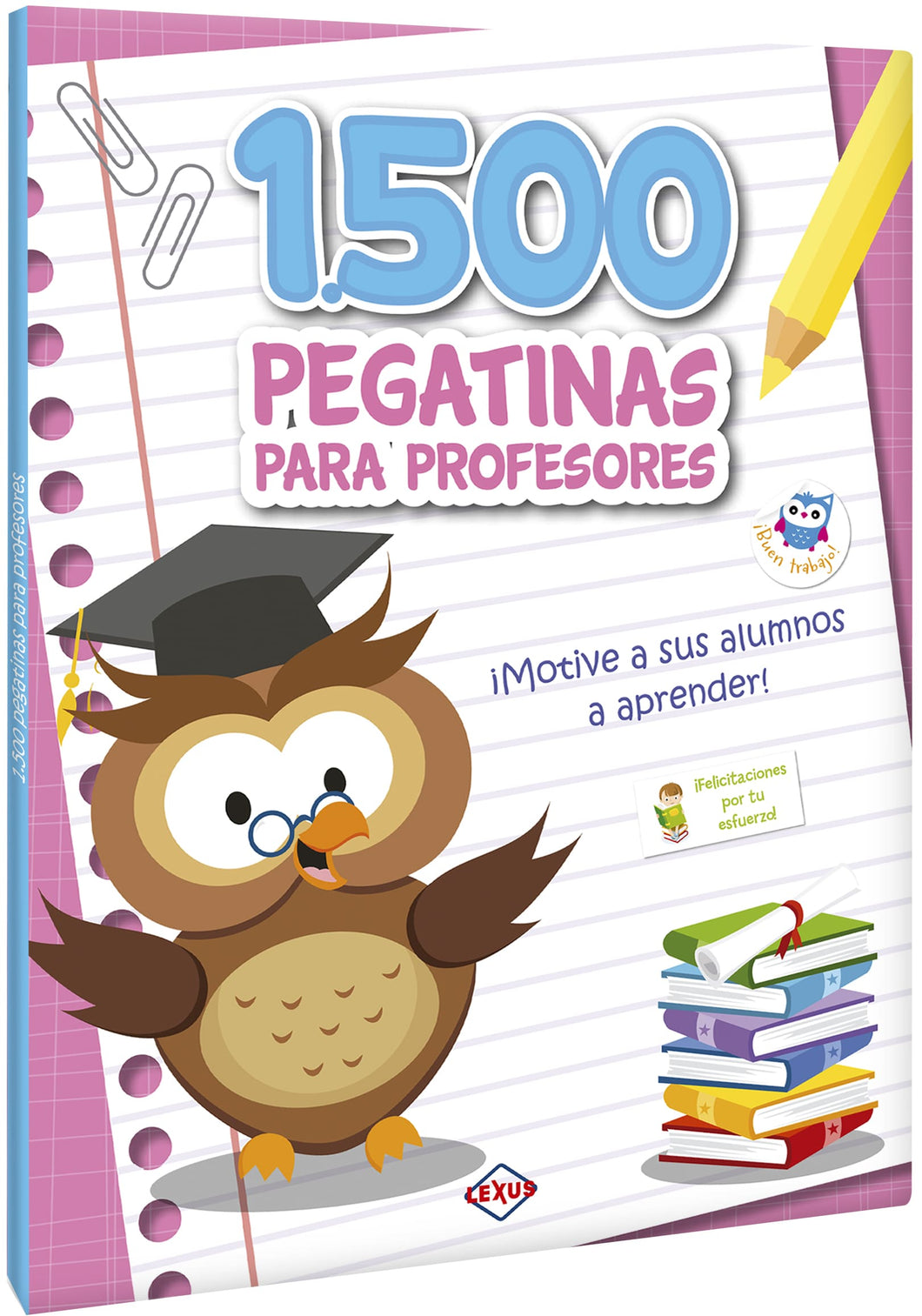 1500 Pegatinas Para Profesores Rosado